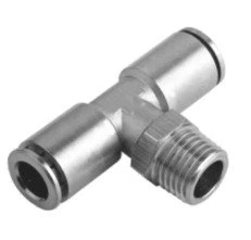 Pb Bspp Male Tee Fitting Push In Connector